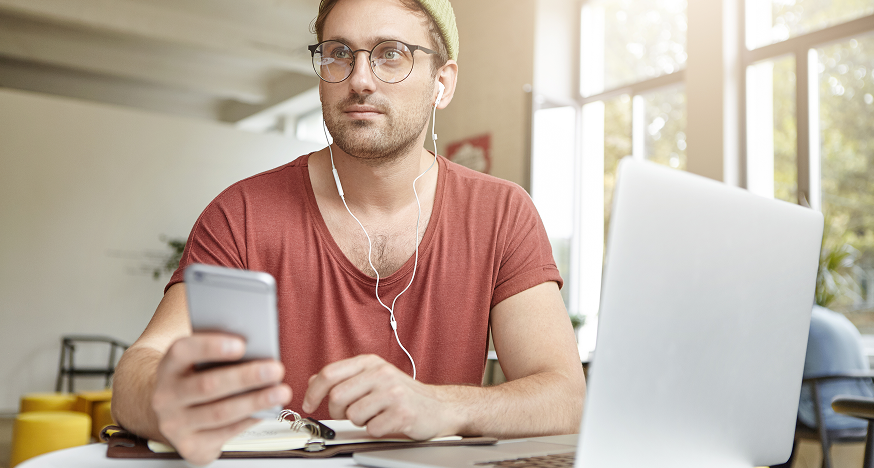 Man on Zoom follow-up call